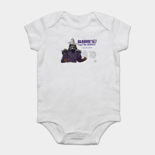 TMNT2: Babies?! Baby Bodysuit by 51Deesigns